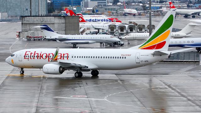 ET-APK:Boeing 737-800:Ethiopian Airlines
